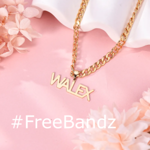 Crown Personalized Custom Gold Plated Initial Name Necklace Hip Hop Style